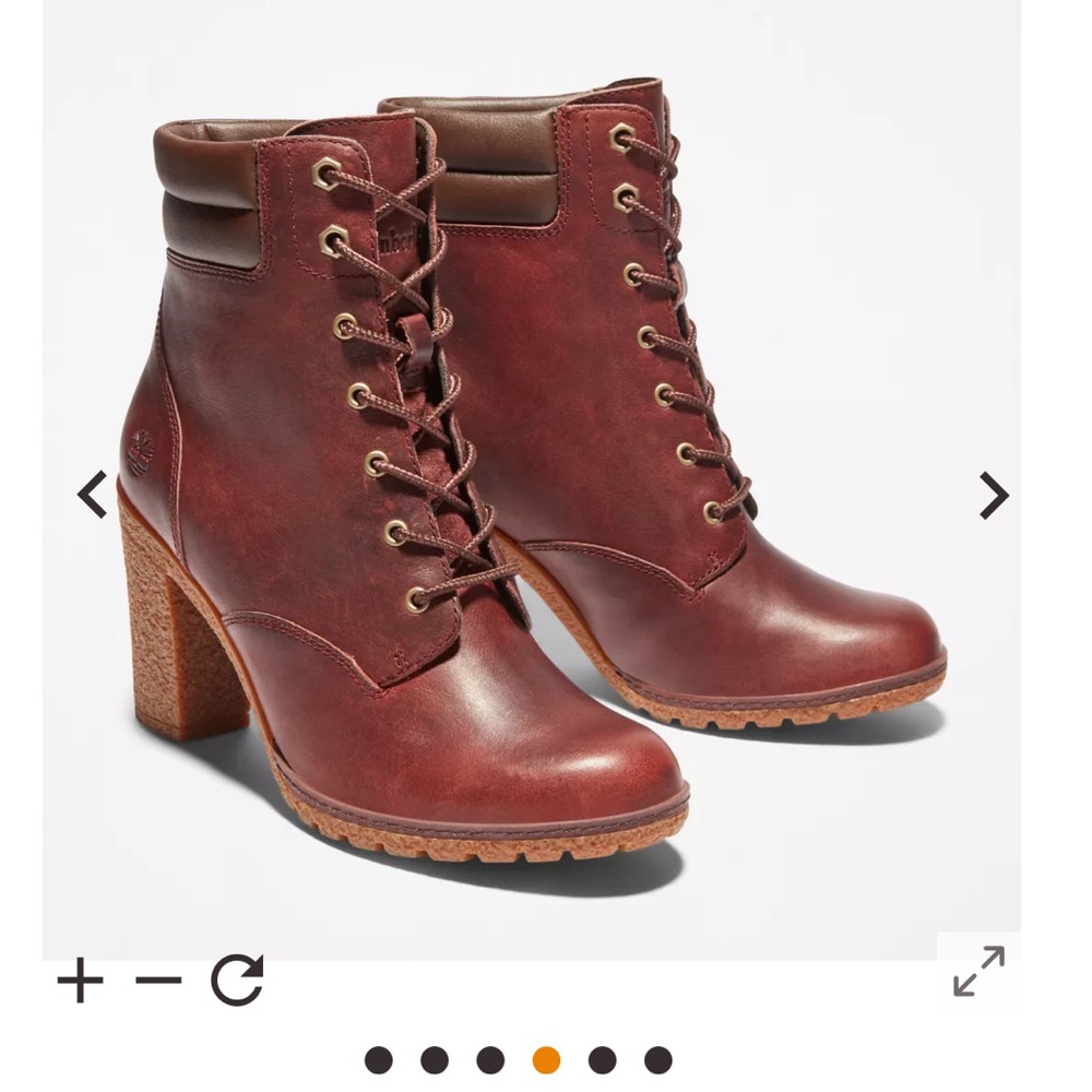 Timberland Women's Tillston 6" Heeled Boots Burgundy